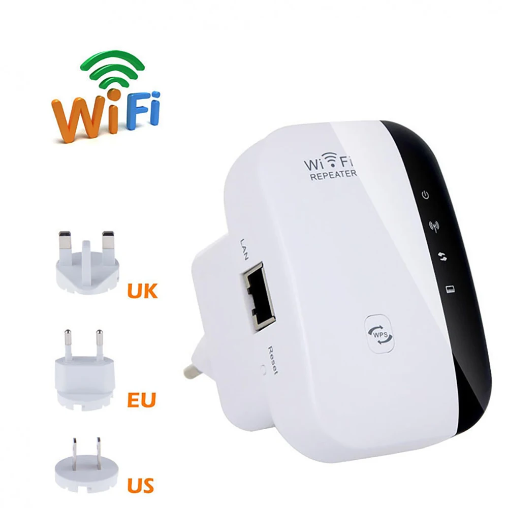 

Wireless Wifi Extender Wi-Fi Amplifier Network Expander Wifi Signal Booster 2.4Ghz Wifi Amplifier US/EU/UK/AU Plug