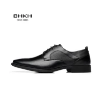bhkh 2022 man formal shoes autumn lace up classic men dress shoes smart business office work for men shoes