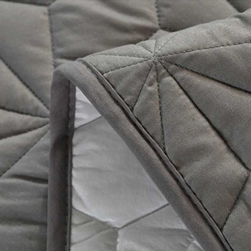 Solid color Waterproof Bed Sheet For Mattress Pad & Topper With Band Protector Cover | Дом и сад
