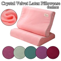 memory pillowcase crystal velvet pillowcase skin friendly solid color pillowcase comfortable household items modern pillowcase