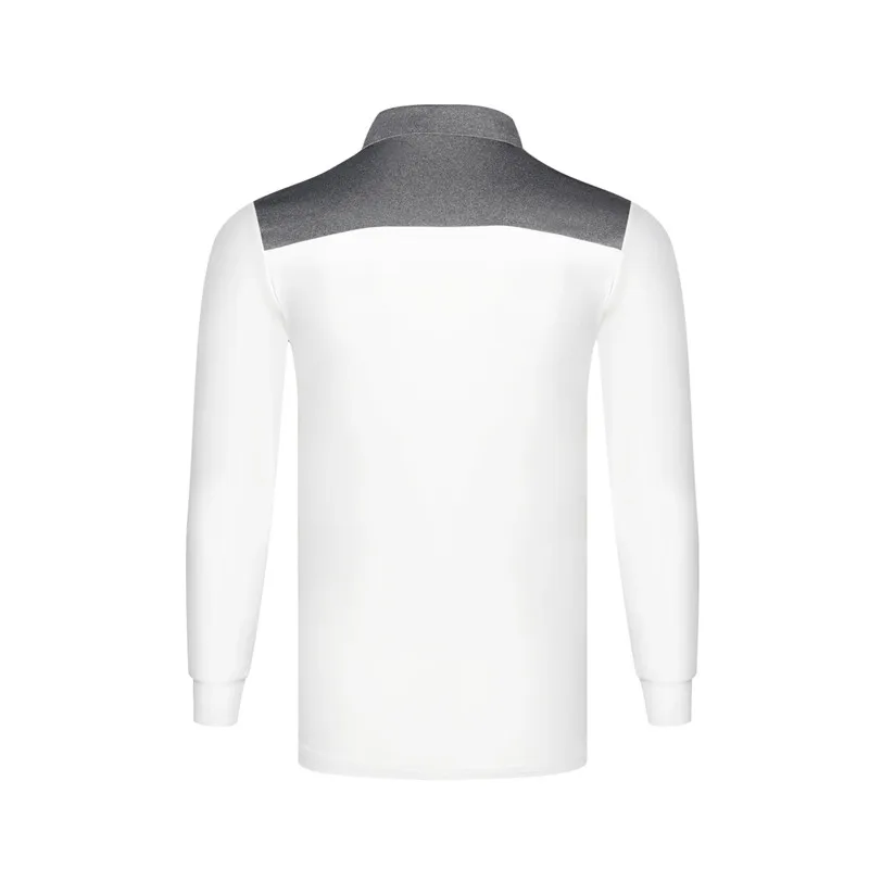 

2021 New Men's long sleeve T-shirt Golf clothing outdoor sports casual wear Korean top quick drying polo shirt