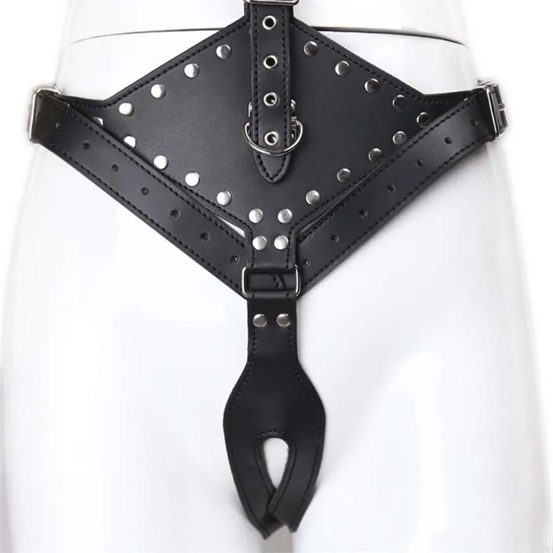 

Sexy Women Metal Studded Faux Leather Buckled Body Harness Teddy Bodysuit Combat Fetish Cosplay Role Play Costume