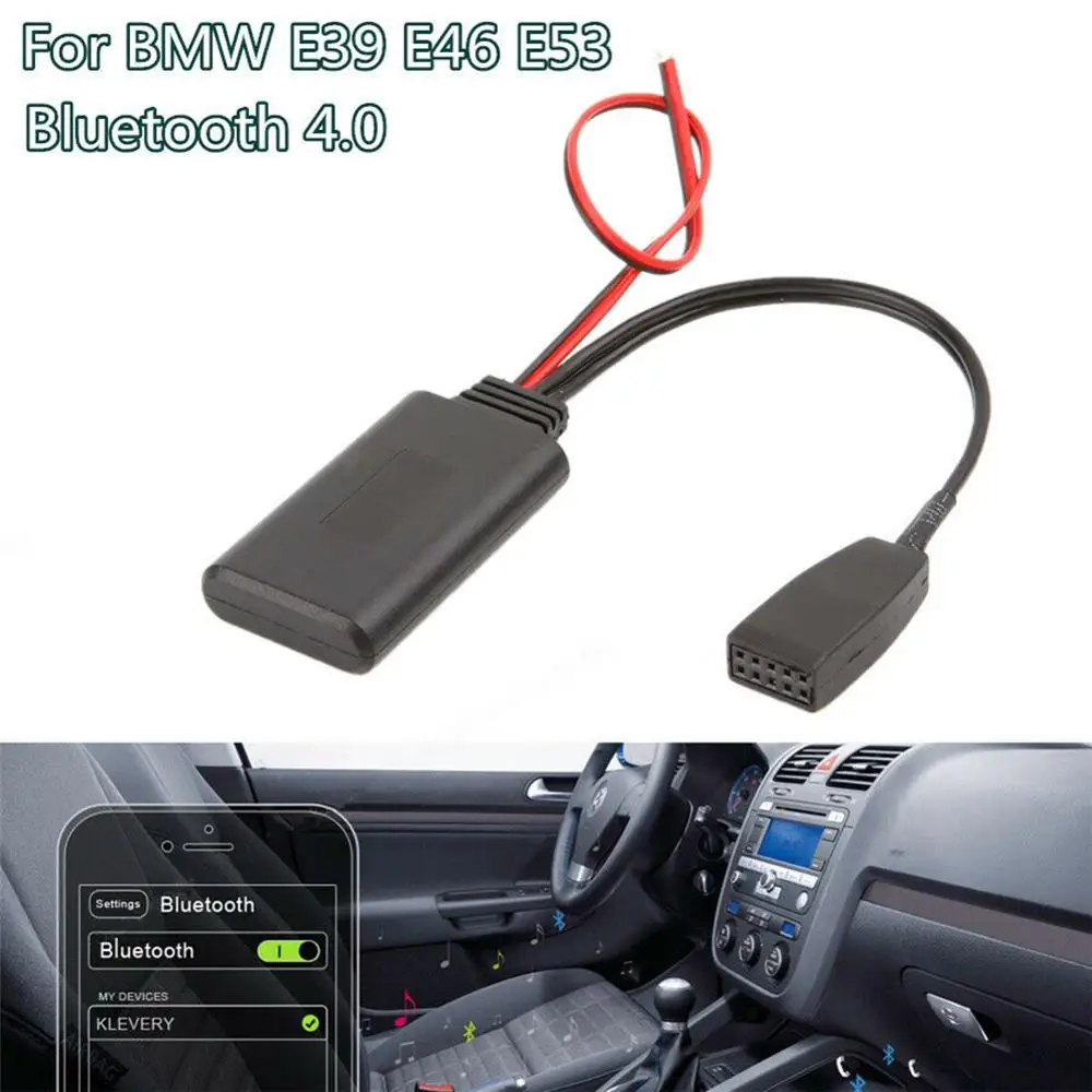 Автомобильный Bluetooth 4 0 AUX кабель адаптер стерео для BMW E39 E46 E53 бизнес CD головное