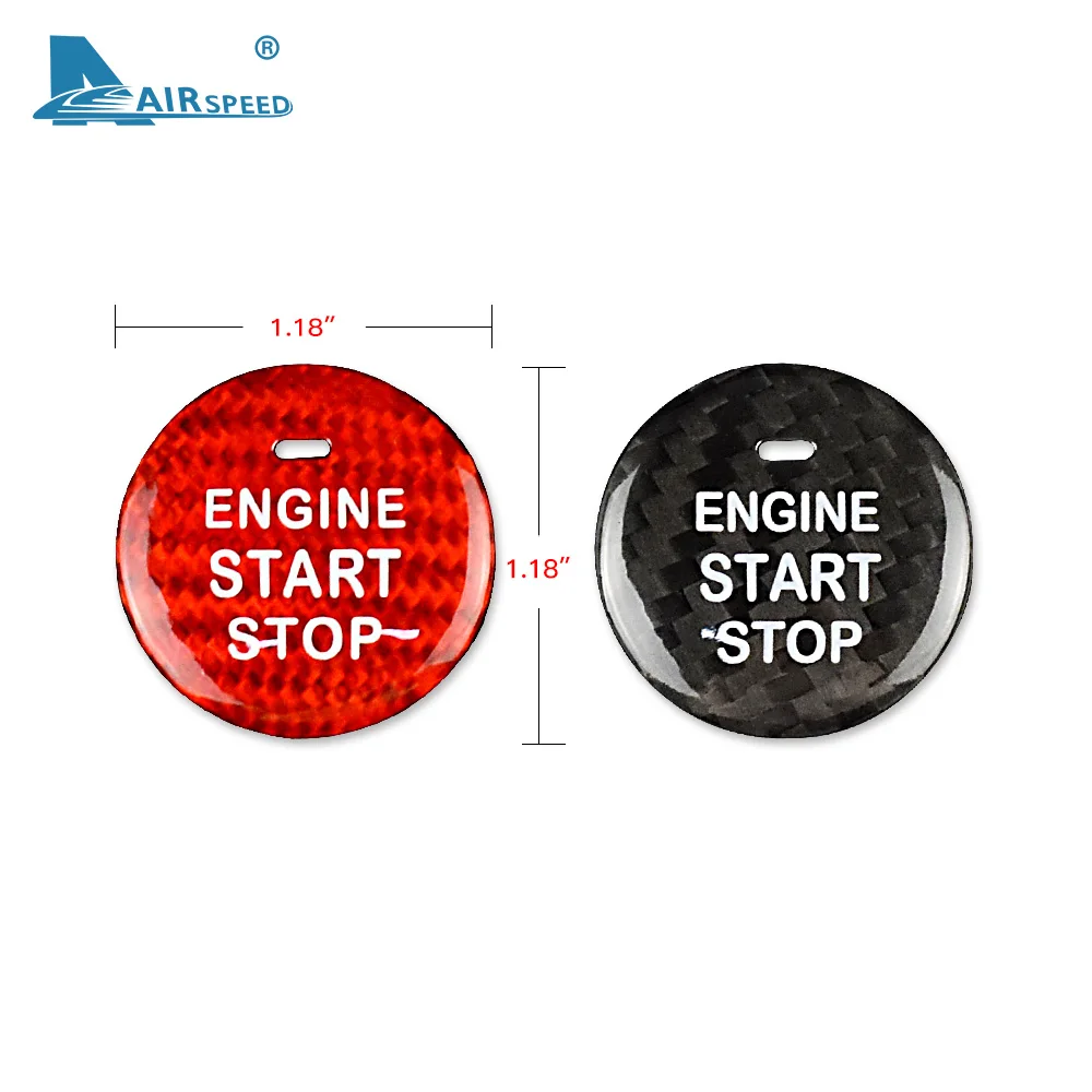 

AIRSPEED for HAVAL H2 H2S H4 H6 H7 H8 H9 C50 N6 M6 F7 F7X WEY VV6 VV5 P8 Carbon Fibe Sticker Engine Start Button Ignition Device