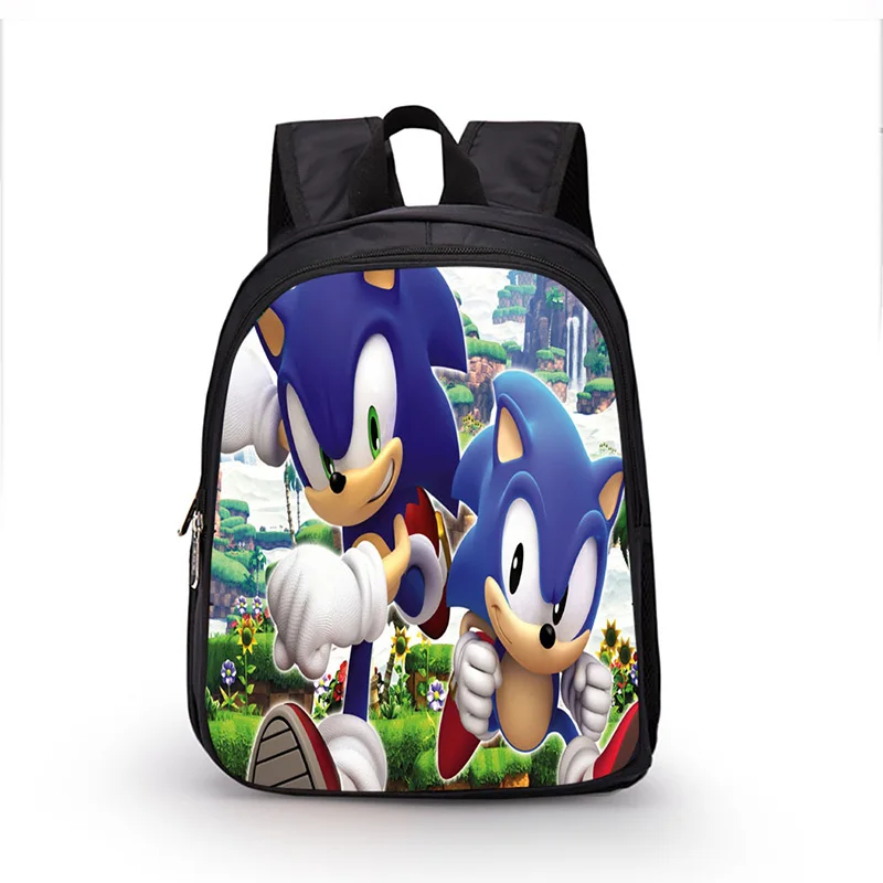 3D Аниме Mochila Sonic рюкзак с ежом школьные сумки для девочек-подростков маленький рюкзак для детей рюкзак на молнии рюкзак для ноутбука