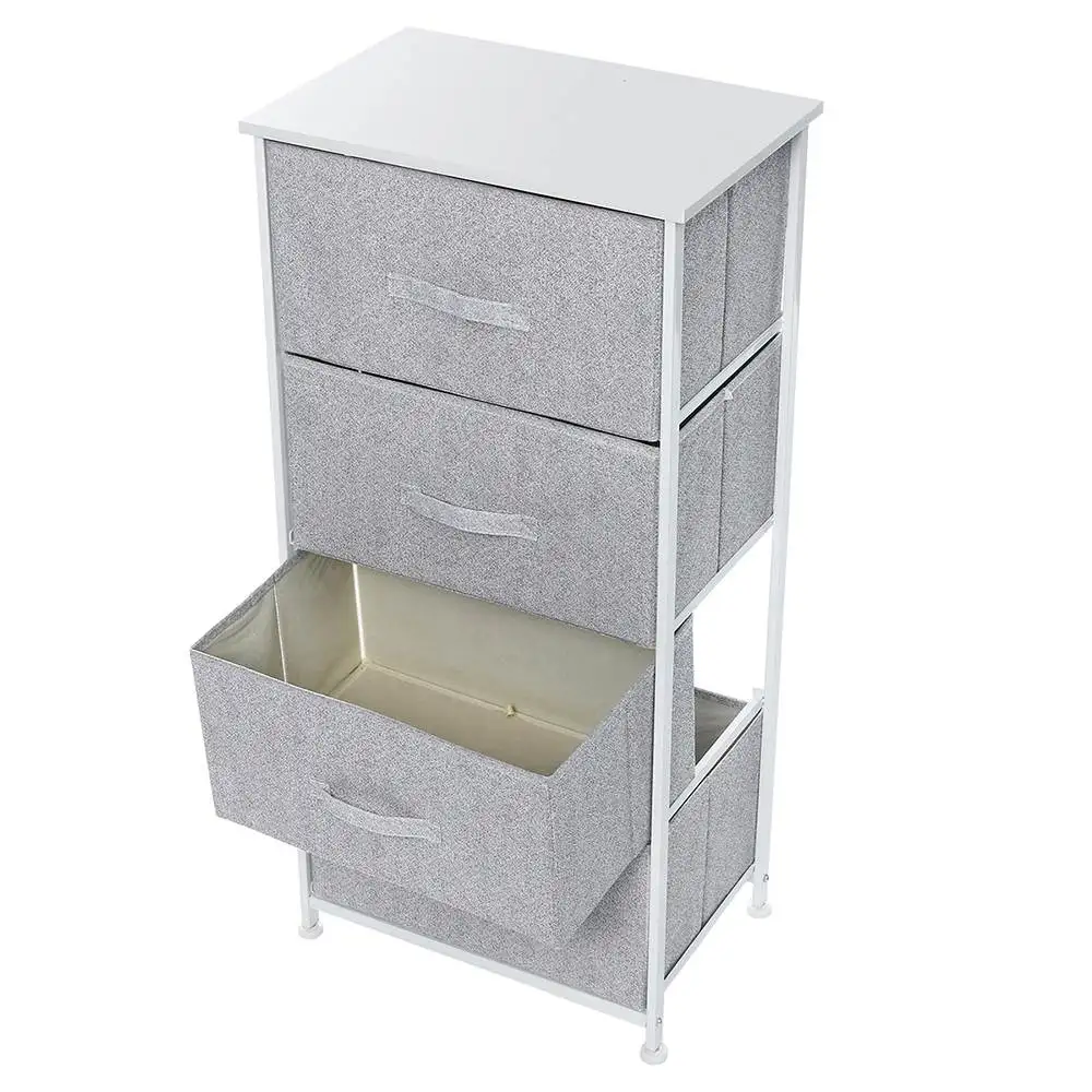 5 уровней 4 выдвижных ящика в сборе шкаф из нержавеющей стали для хранения