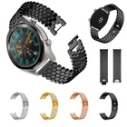 Ремешок из нержавеющей стали для Samsung Galaxy Watch S3 ClassicFrontier, браслет для Huawei Watch GT 2e46 мм Amazfit Stratos 3 2 2S, 22 мм