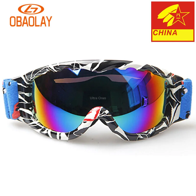 Очки для сноуборда мужские зимние двухслойные катания на лыжах сноуборде маска