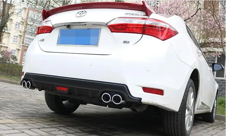 Задний спойлер для Toyota corolla протектор диффузора заднего бампера