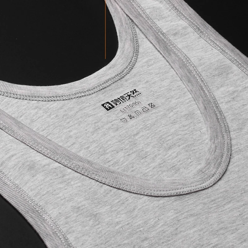 

Men Tanks Solid Slim Muscle Skinny Undershirts Sleeveless Singlet O-neck Work Out Breathable High Quality Plus Size 4XL Fitness