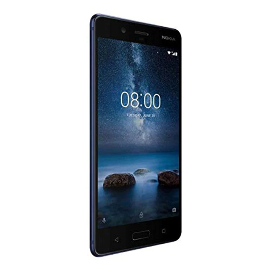 Мобильный телефон Nokia 8 Ta 1012 4 Гб + 64 ГБ 5 3 дюйма Snapdragon 835 двойная задняя камера 13 МП NFC
