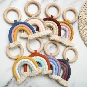 Подвесное украшение из пищевого дерева, в скандинавском стиле, 3 линии