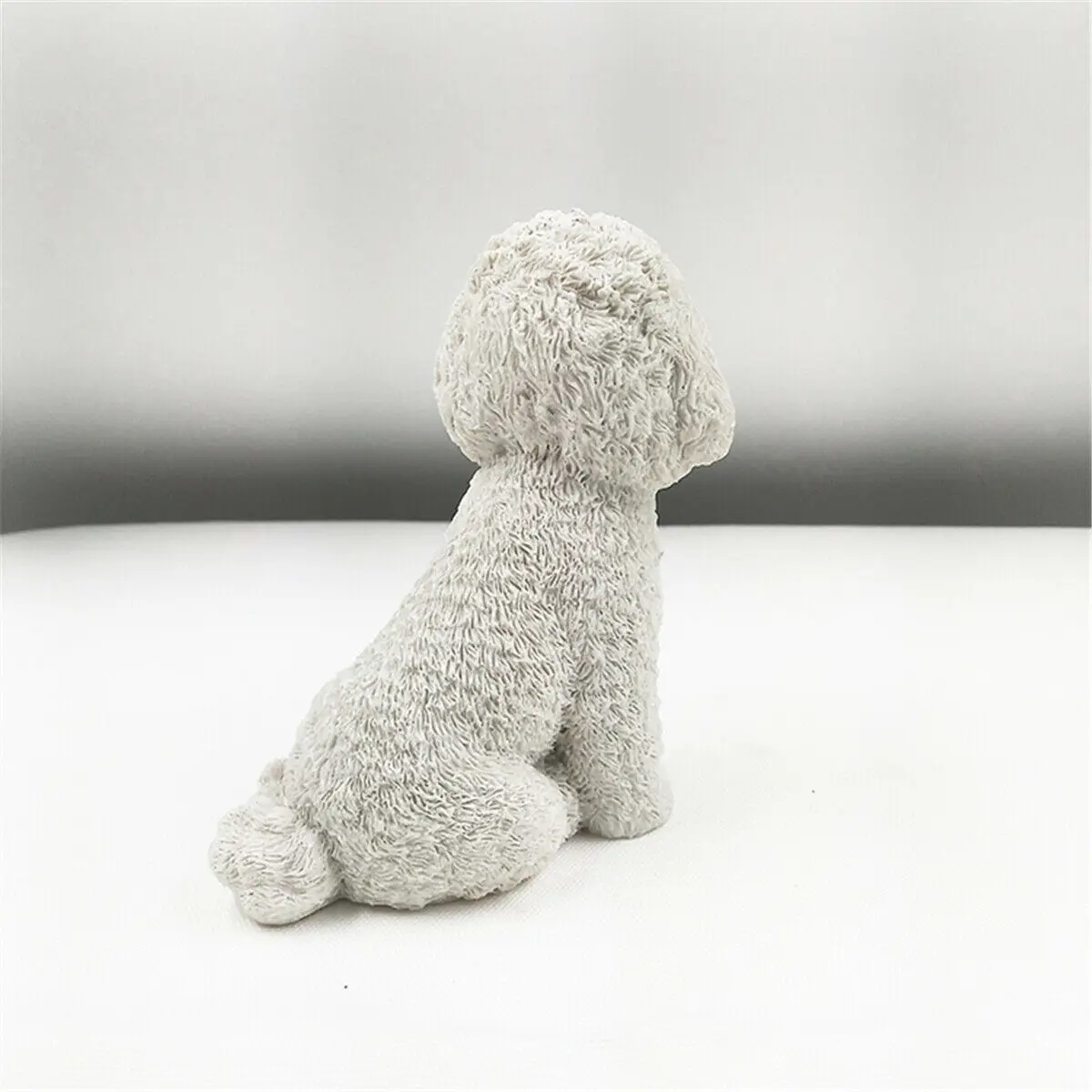 JJM British Bichon Frise Dog фигурка животного модель коллектора игрушка украшение ПВХ