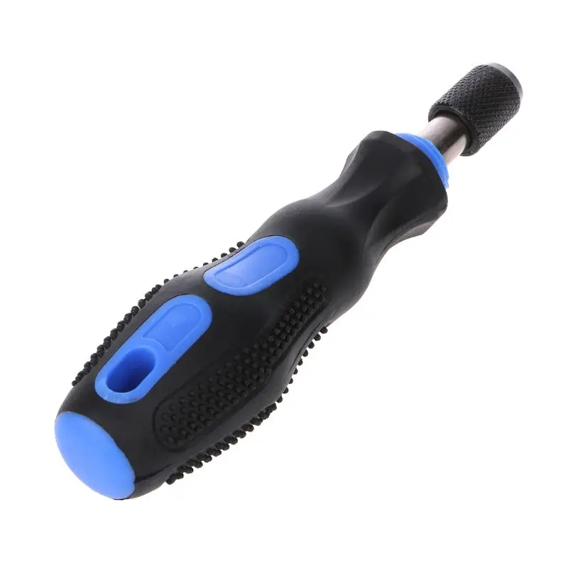

Multi-function 1/4" 6.35mm Non-slip Dismountable Screwdriver Handle With Soft Rubber Drop Ship