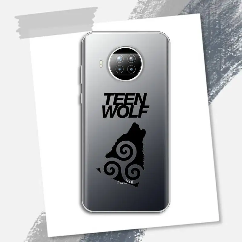 

TV series Teen Wolf Silica gel Phone Case Transparent for Xiaomi Redmi note 10 t 8 9 pro lite 11