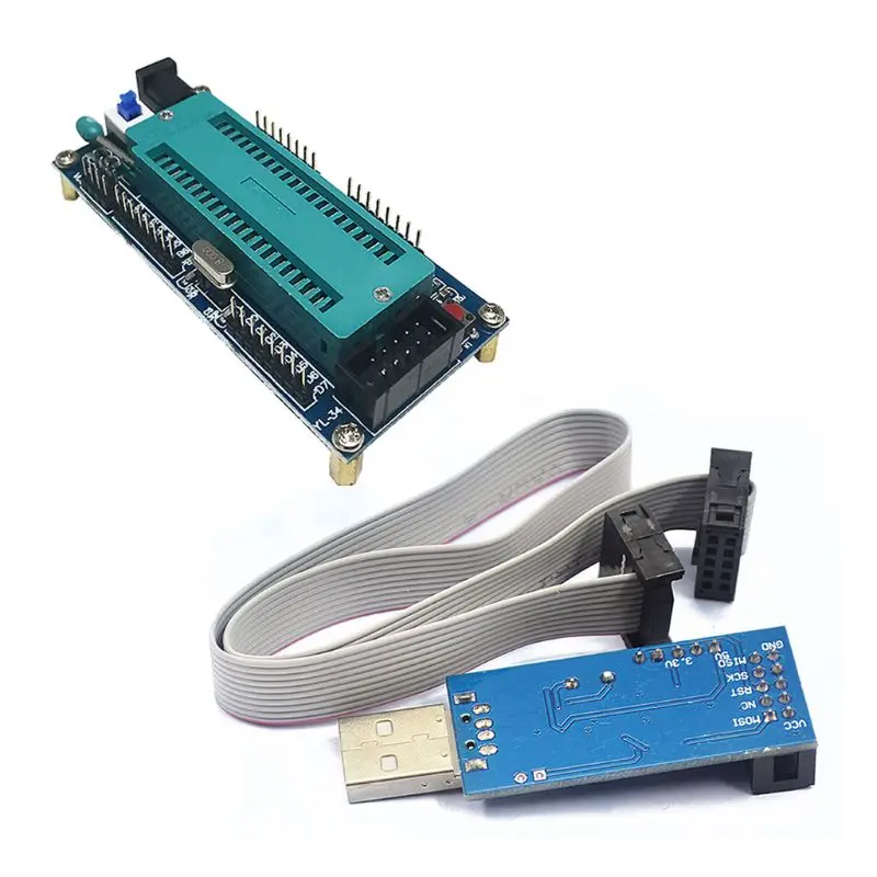 Новая макетная плата AVR ATMEGA System и USB ATMEGA8 ISP программатор 51 модуль |