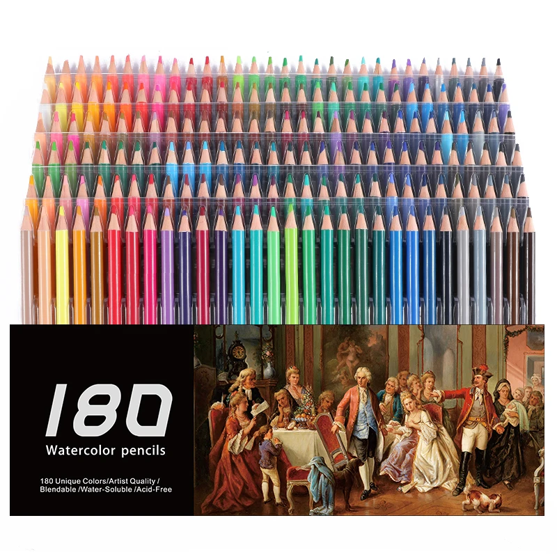 Набор цветных карандашей для рисования акварелью 05885 мм | Канцтовары офиса и дома