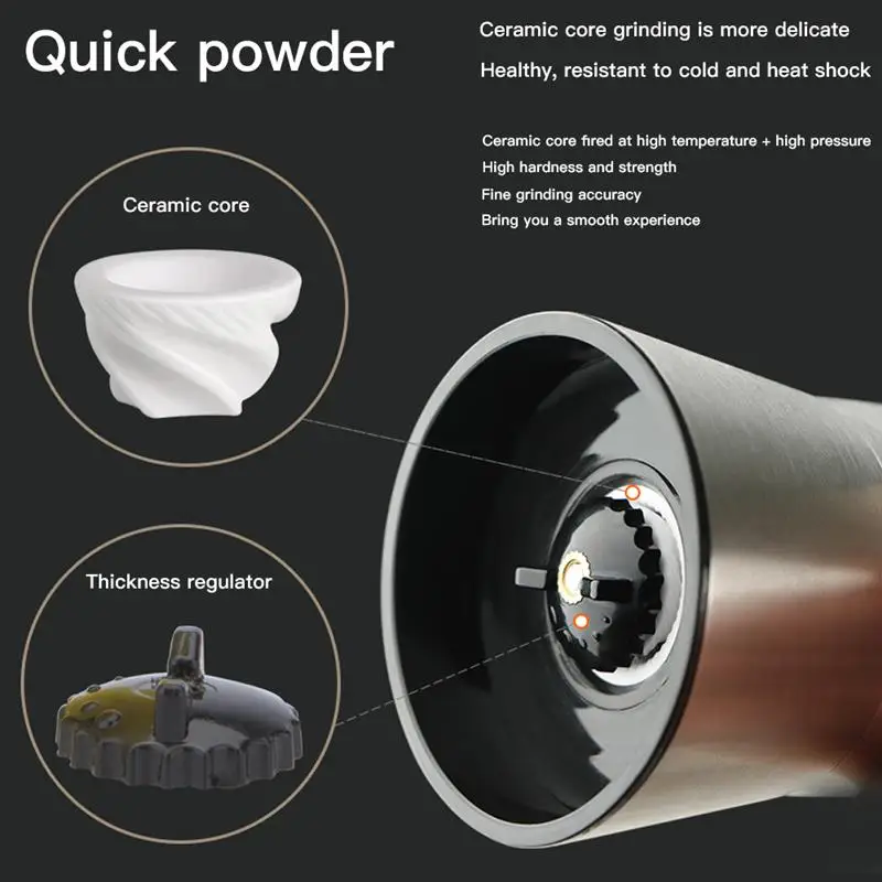 

Manual Salt Pepper Mill Spice Grinder Muller Pepper Grinder Seasoning Grinding Stainless Steel Grinder Kitchen Tool Gadgets