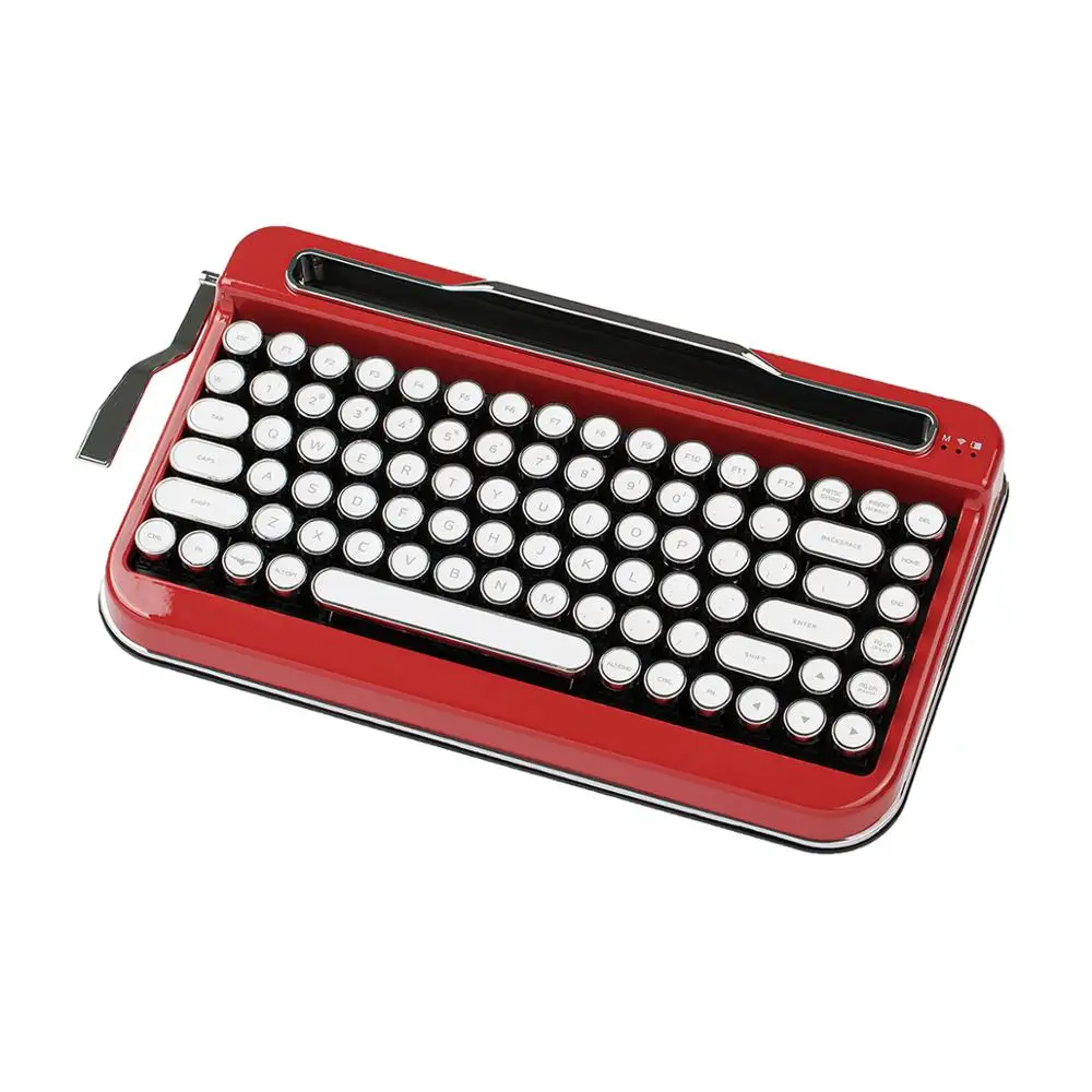 Механическая Bluetooth клавиатура PENNA в стиле ретро 85 клавиш Cherry MX Swift Keyclick Steam Punk