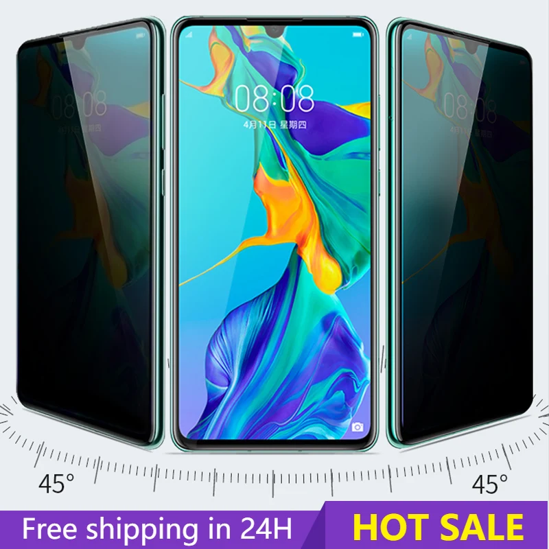 

Защитное стекло для Huawei Y9a, Y7a, Y8p, Y7p, Y6p, Y5p, Y6S, Y8S, Y9S, противошпионское закаленное стекло для Huawei P Smart 2019 S, Z