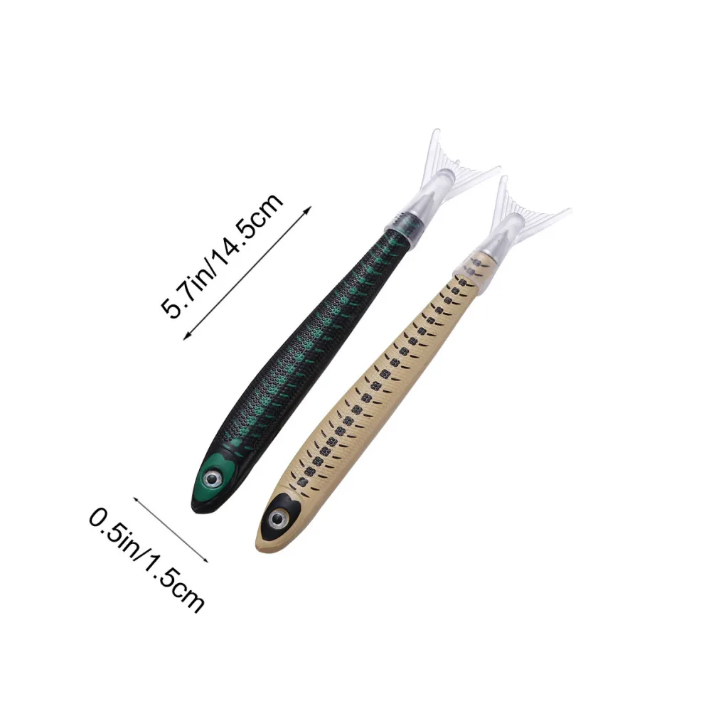 

10 Pcs Fish Decor Pen Ocean Signature Ballpoint Pen Office School Stationery Black Ink (Random Pattern)