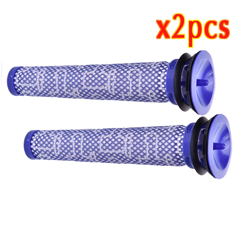 2pcs Pre-Filters Набор вакуумных фильтров, предфильтры HEPA Post-фильтры, совместимые с Dyson V7 V8, абсолютные беспроводные вакуумные насосы для животных, запасные части для замены - Цвет: 2pcs Pre-Filters