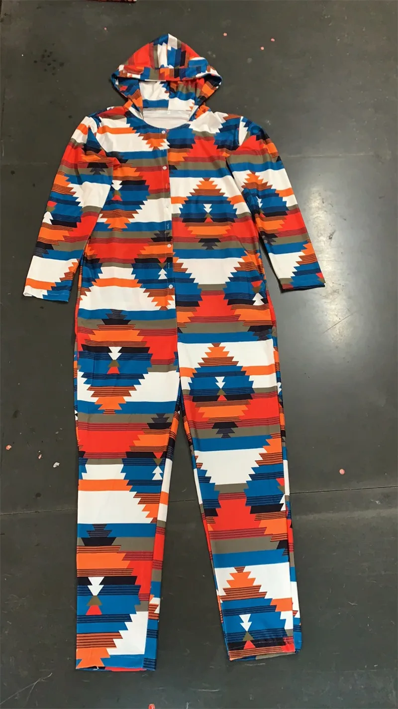 

Mens One Piece Pajamas, Striped Print Long Sleeve L Button Down Jumpsuit Sleepwear Men PP Window Tracksuits