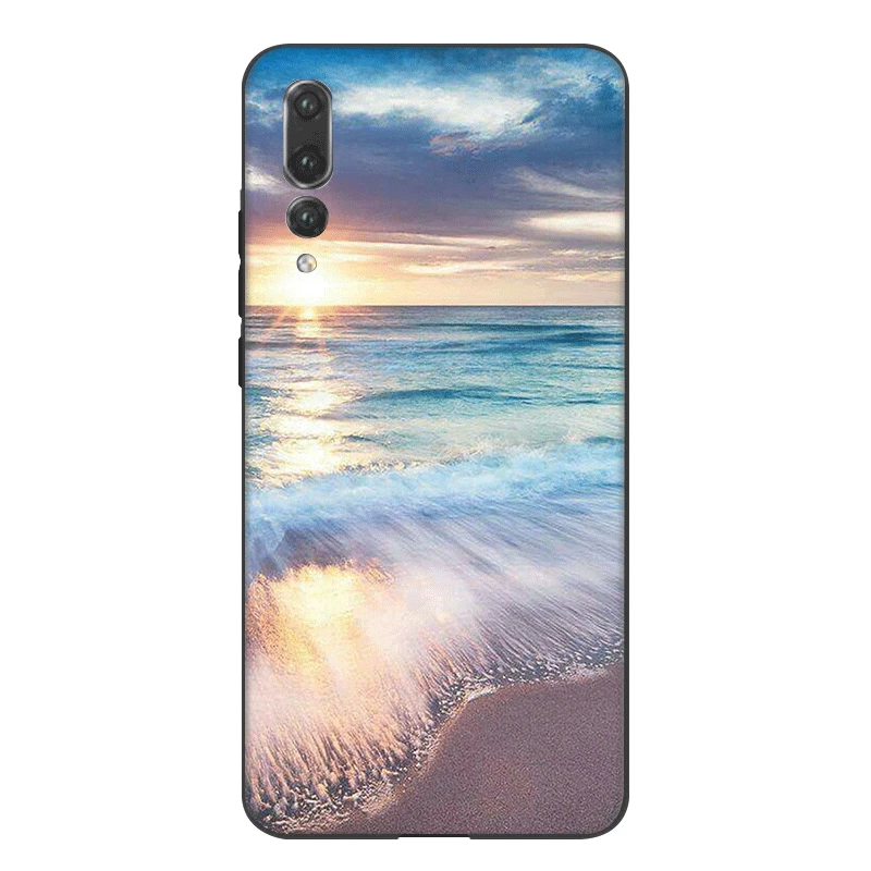 Phone Case TPU For Honor Note 10 View 20 6A 7A 7C 7X 8 8X 8C 9X 9 Lite Pro Cover Summer Sea Sky Sandy Beach Tree Aloha Starfish | Мобильные