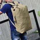 Вместительный рюкзак для мужчин, дорожная Холщовая Сумка для кемпинга, складной тактический военный Многофункциональный складной мешок на плечо