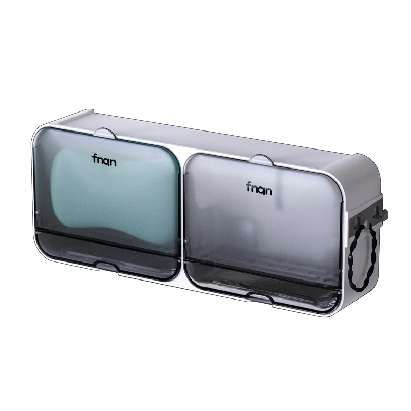 

Коробка для мыла, полка для мыла, настенная, сливная, неперфорированная полка с крышкой