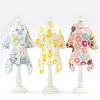 pet puppy pajamas for dogs and cats small dogs and cats floral jumpsuit pajamas shirt small medium