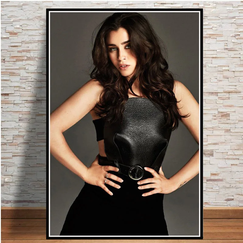 Картина маслом на холсте Lauren Jauregui красивая музыка певица звезда девушка женщина |