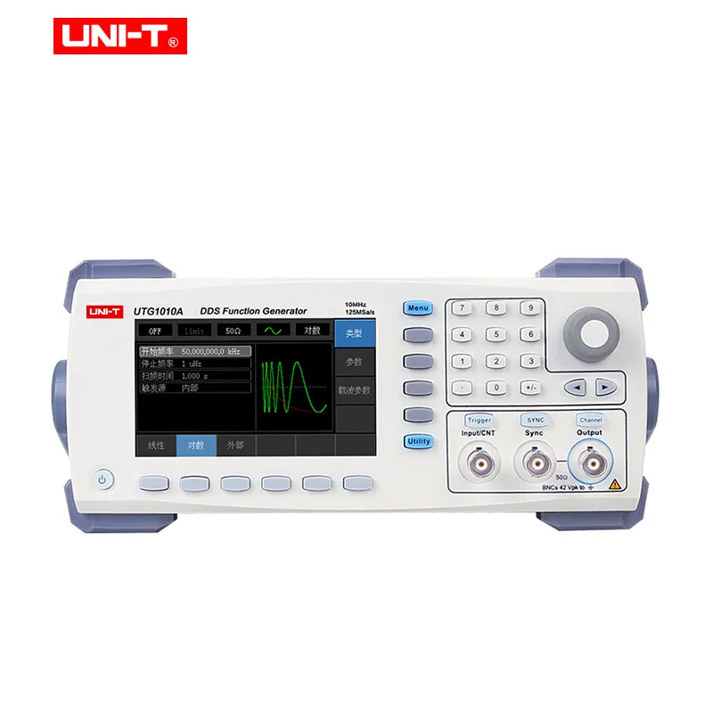 Function/Arbitrary Waveform Generator UTG1010A 1 Channel 125MS/s Sampling rate 5MHz Output frequency AM PM FM ASK FSK Modulation |