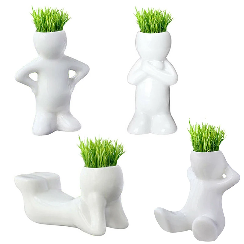 Горшечное растение трава плантатор мини-горшок украшение для стола дома |