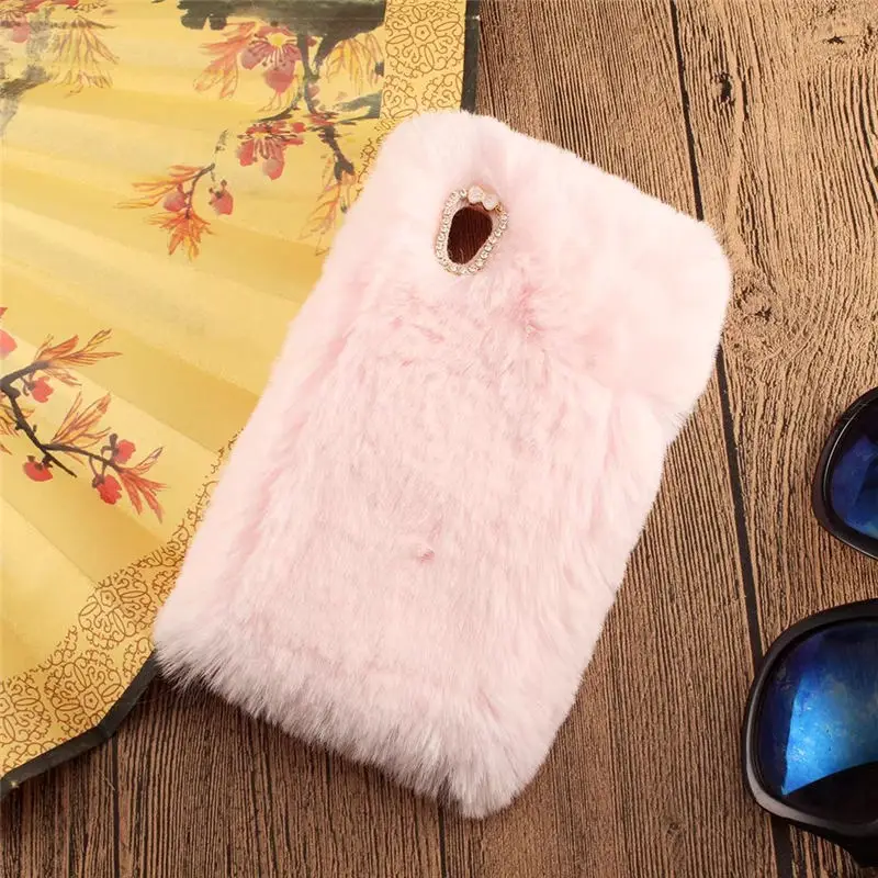 Пушистый теплый чехол из кроличьего меха для телефона HTC U19E U12 Life U11 Eyes U Play Ultra One M10