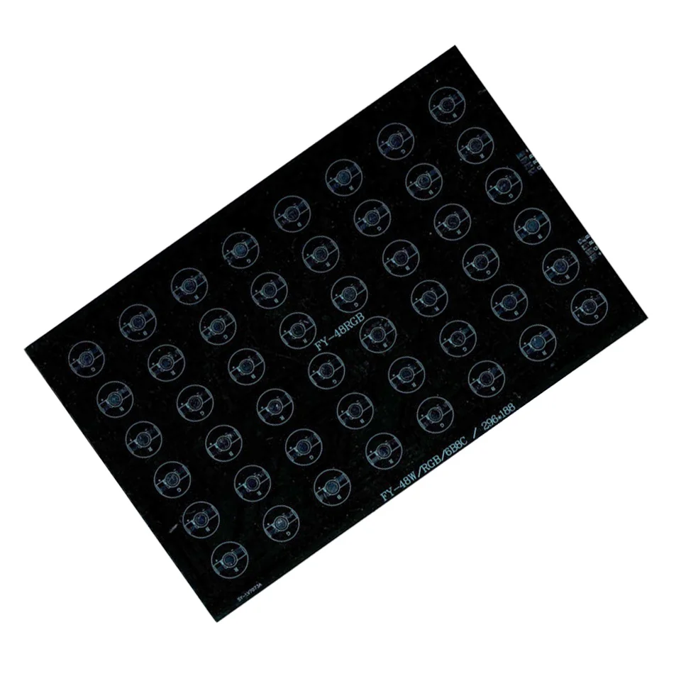 298x188 мм светодиодный PCB 36 Вт 48 Вт RGB светодиодная алюминиевая пластина радиатора высокой мощности пластина PCB для наружного освещения Ландшафтные прожекторные лампы