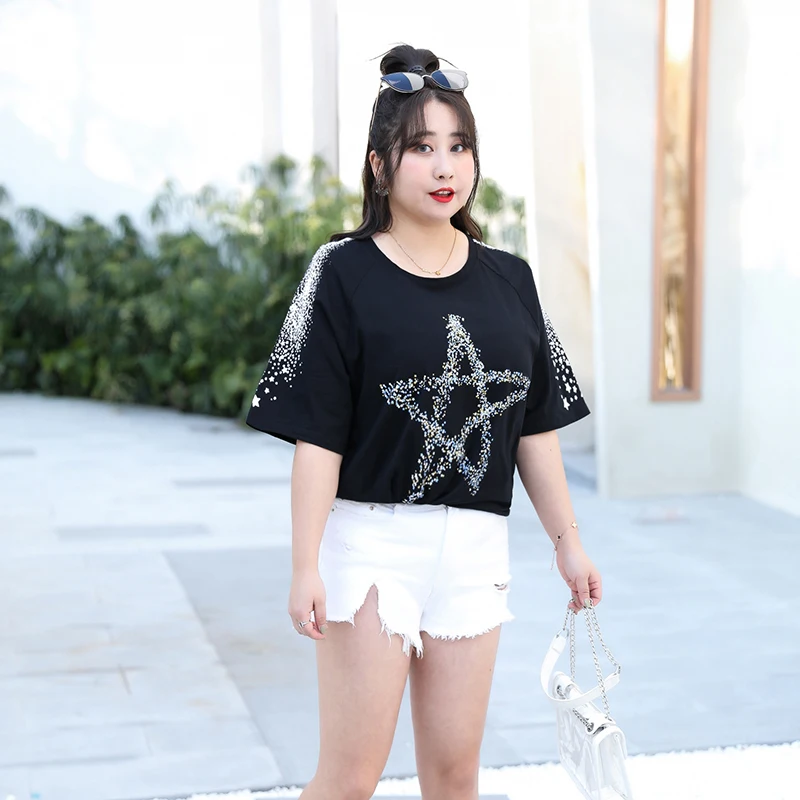 Корейский Стиль модные повседневные хлопковые свободные с коротким рукавом со