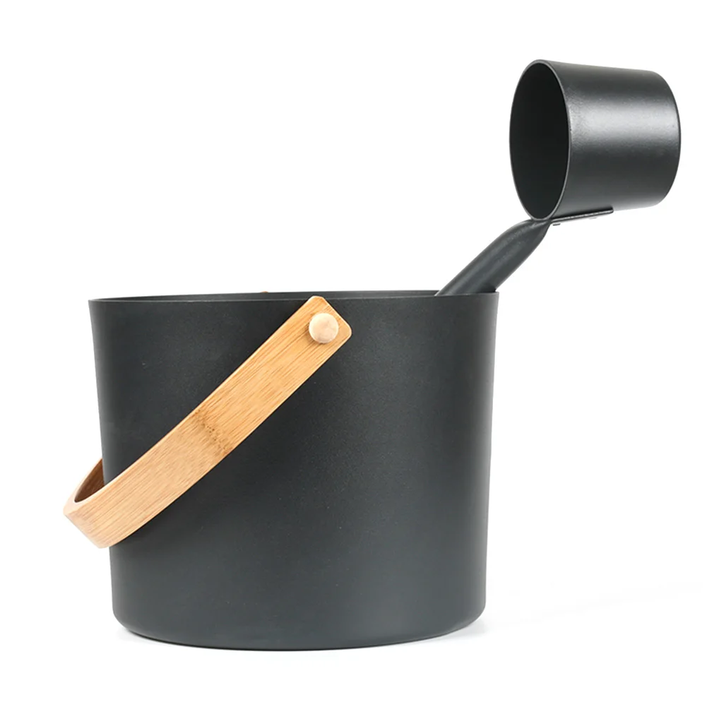 hotel portable tool long handle spoon bathroom aluminum sauna bucket practical for shower bath accessories weight loss supplies free global shipping