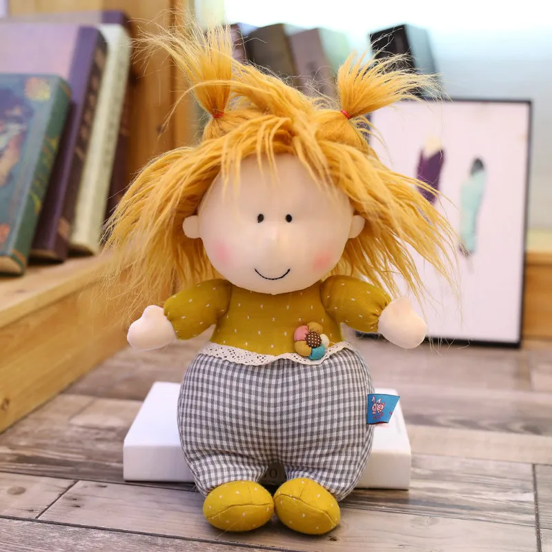 Милые плюшевые куклы маленькой сестры набивные игрушки принцессы для девочек