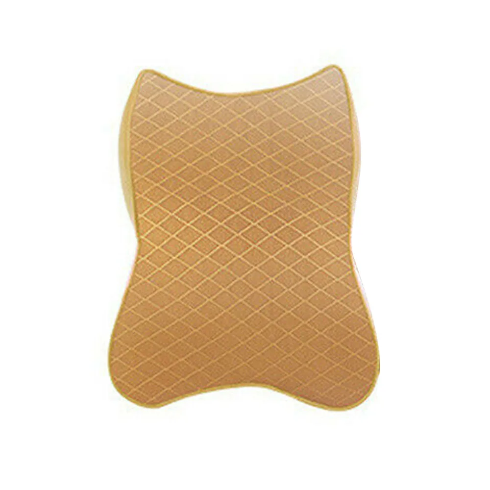 

Pad Seat Memory Foam Headrest Pillow Head Support Beige 36*30cm Accessories
