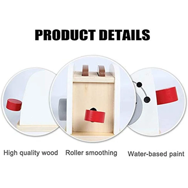 

Wooden Toaster Simulation Kitchen Chef Toys Pretend Play Toy for Girl Boy Kid Gifts
