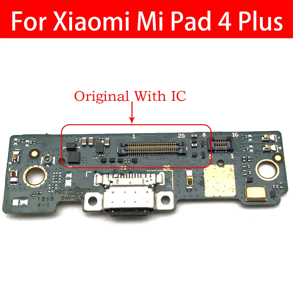 Оригинальный разъем для Xiaomi Mi Pad 4 Pad4 Plus USB-порт зарядки микрофона док-станция