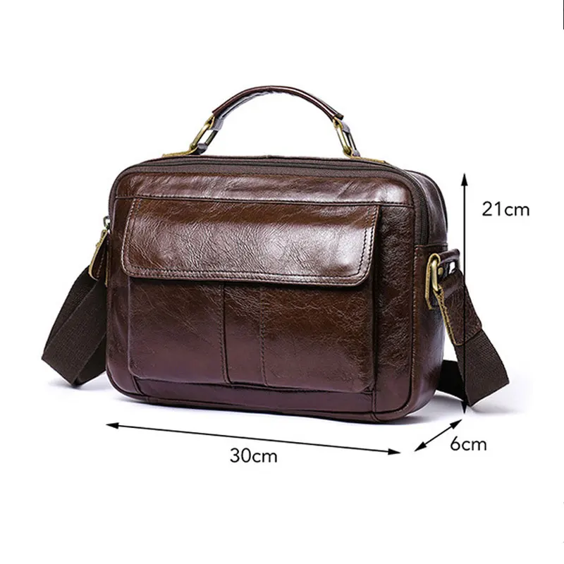 Сумка-мессенджер Мужская из натуральной кожи | Багаж и сумки