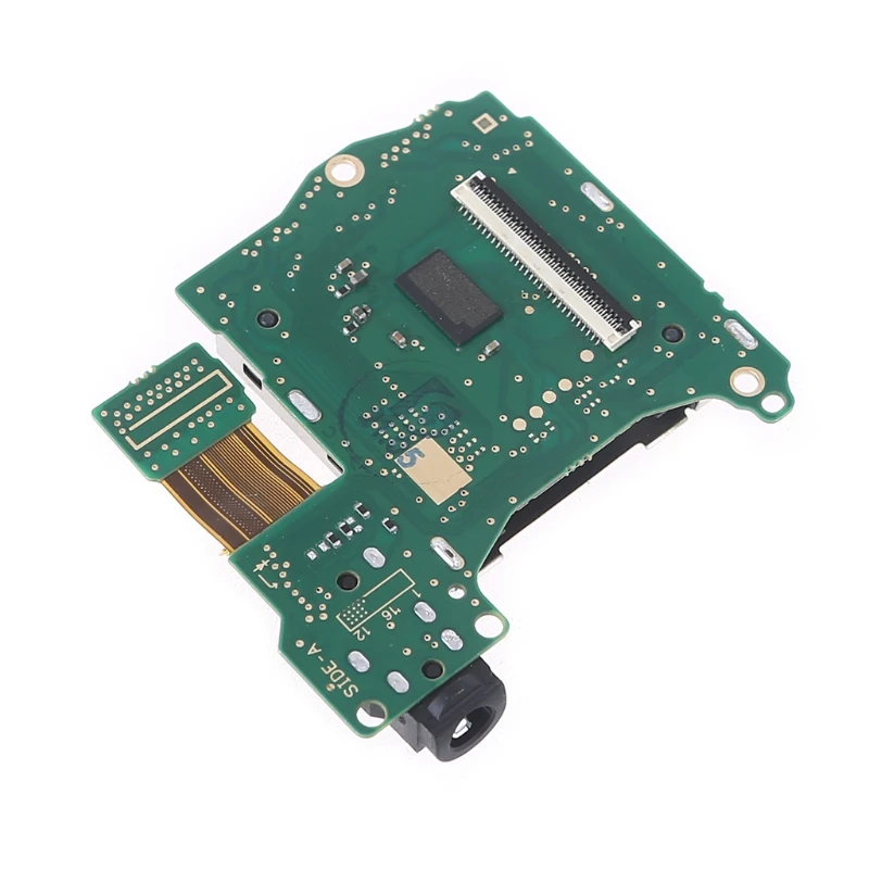 

Game Cartridge Reader Repair Part for NS Switch, Game Card Slot Socket with Headphone Jack Port & Flex Cable