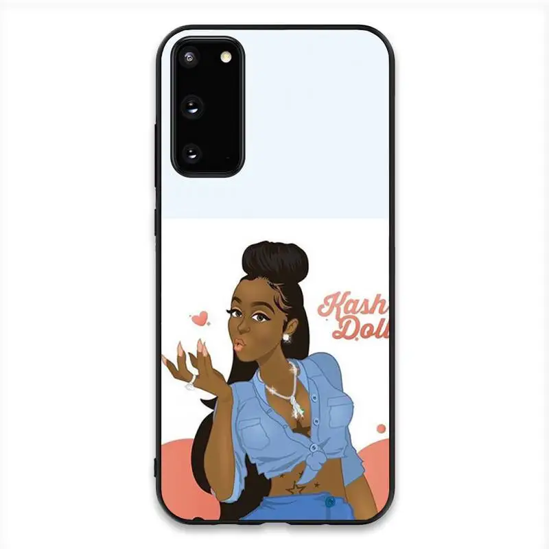 

Babaite Black Girl Magic Melanin Poppin Aba girl Luxury Phone Case For Samsung S20 S10 S8 S9 Plus S7 S6 S5 Note10 Note9 S10lite