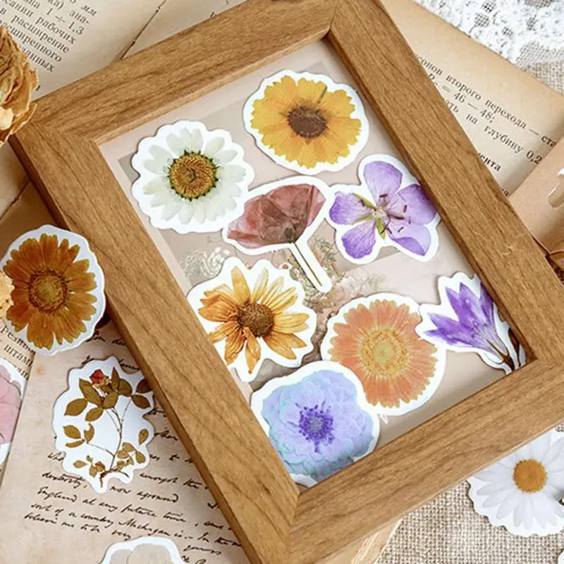 46 шт./компл. Осенний цветок фотоальбом ежедневник декоративная наклейка альбом