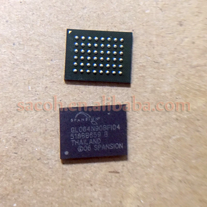1PCS/lot New OriginaI S29GL064N90BFI04 GL064N90BFI04 S29GL064N90BFI040 or S29GL064N90BFI03 GL064N90BFI03 BGA48 Flash Memory
