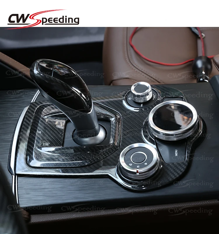 Настоящая сухая крышка рулевого колеса из углеродного волокна внутренняя