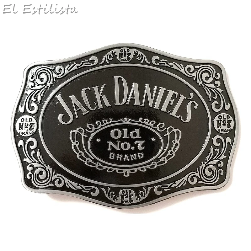 Классические ковбойские черные и белые пряжки для ремня мужские брендовые в