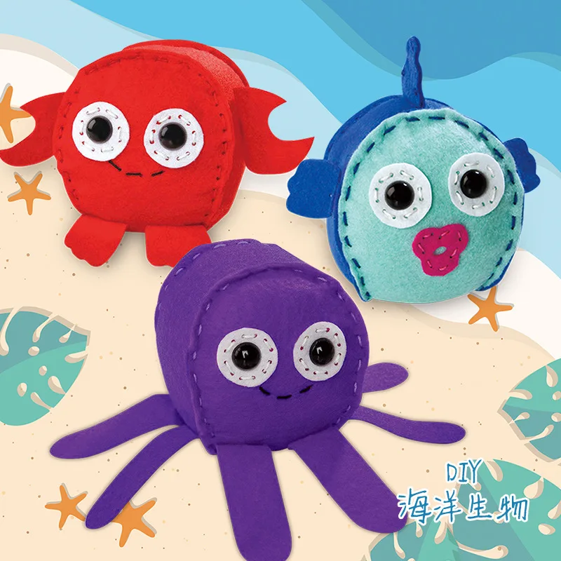 3 шт./компл. креативные самодельные Нетканые игрушки ручной работы для шитья